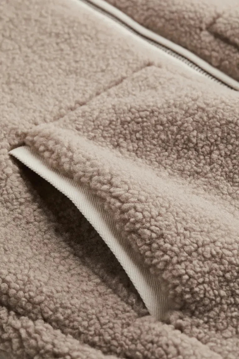 Teddy Giacca in Morbido Pile