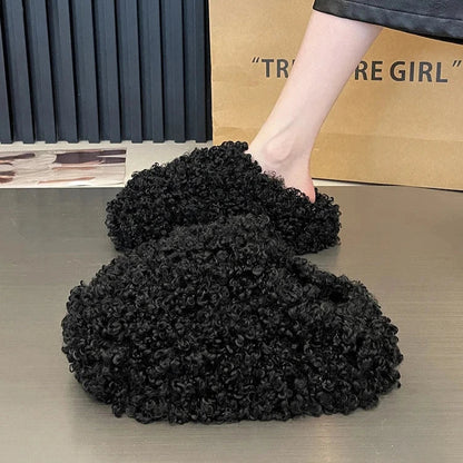 Ciabatte Fluffy in Pelo