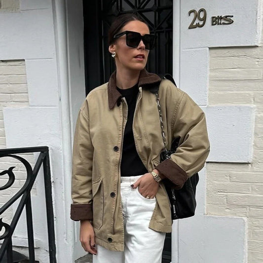 Audry - Giacca Country in canvas