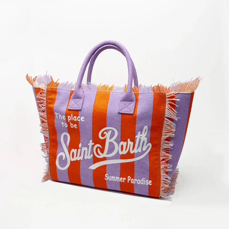 Sainth Barth Borsa Mare Righe