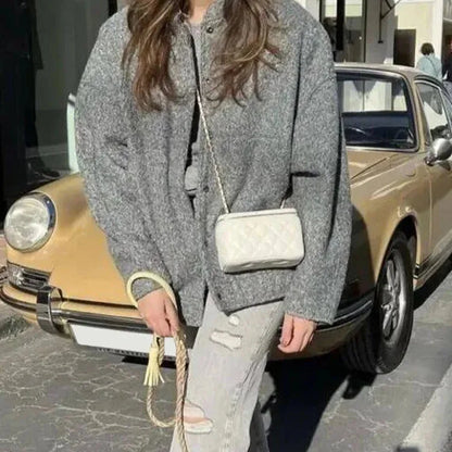 Ludi- Giacca in Lana Bomber