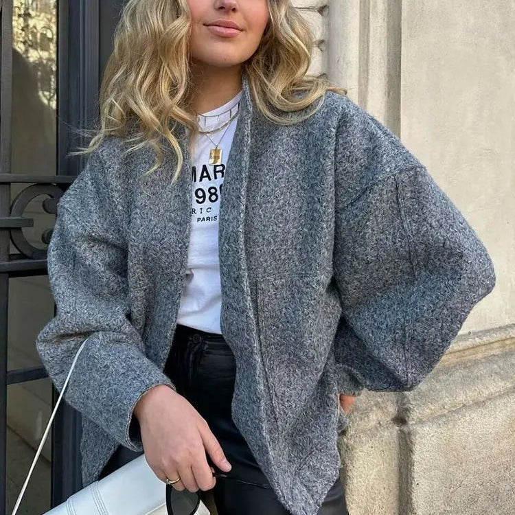 Ludi- Giacca in Lana Bomber