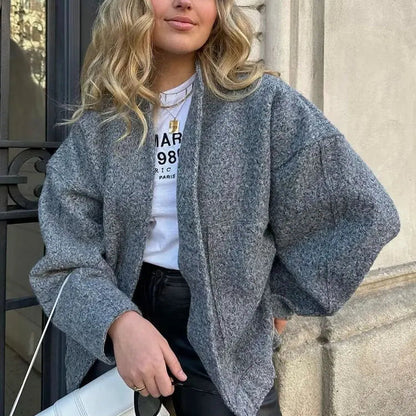 Ludi- Giacca in Lana Bomber